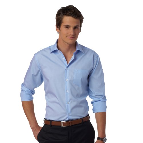 Seidensticker Herren Hemd/ Business 3100, Gr. 42 CM (L), Blau (11 Millraye hellblau)