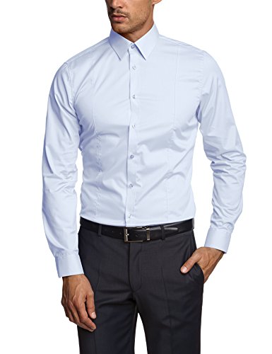 Venti Herren  Business Hemd 001470, Gr. Kragenweite: 42, Blau (blau 108)