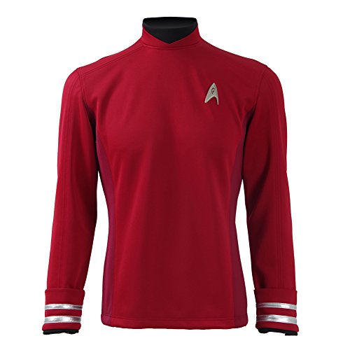 CosDaddy ® Star Trek Beyond Scott Rot Hemd Uniform Cosplay Kostüm US Size (S)