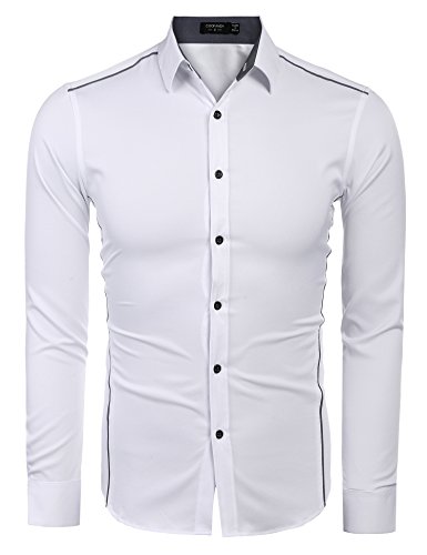 COOFANDY Herren Slim Fit Business Hemd